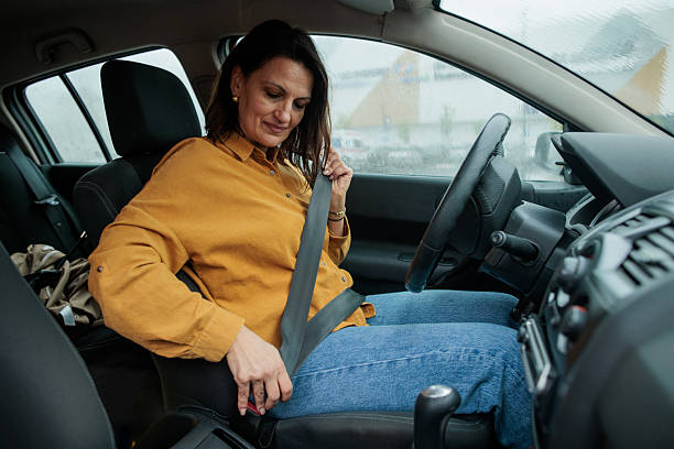istock Confident Driver Buckling Up Before Departure 2227891875
