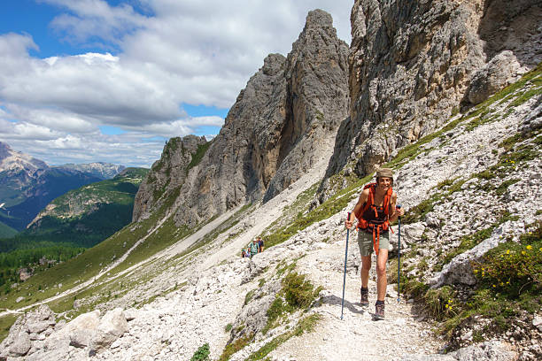 Breathtaking views when hiking the Dolomites trails near Cortina d'Ampezzo