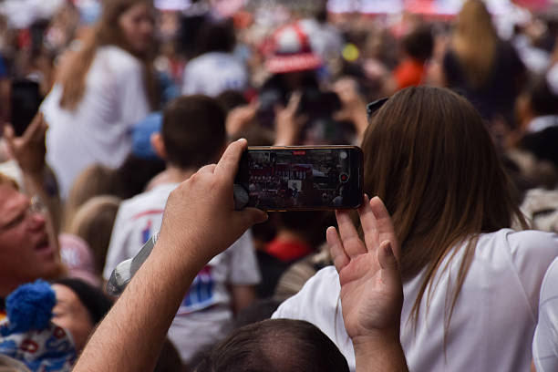 Many people enjoy the Music festival