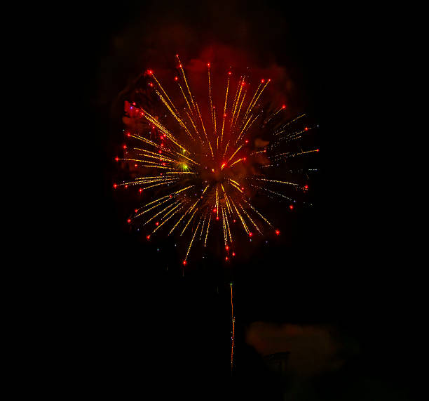 Fireworks display on a beautiful South Carolina July evening