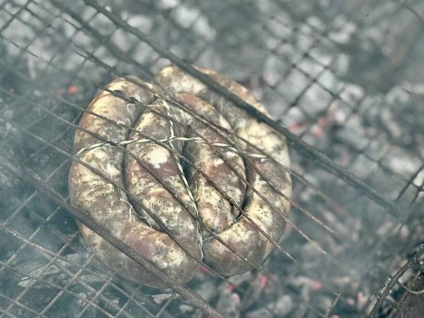 Grilled sausages