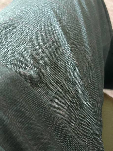 istock Close-Up of smart work Trouser Fabric Pattern in Soft Lighting Indoors 2227932402