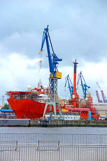 The harbour in Hamburg.