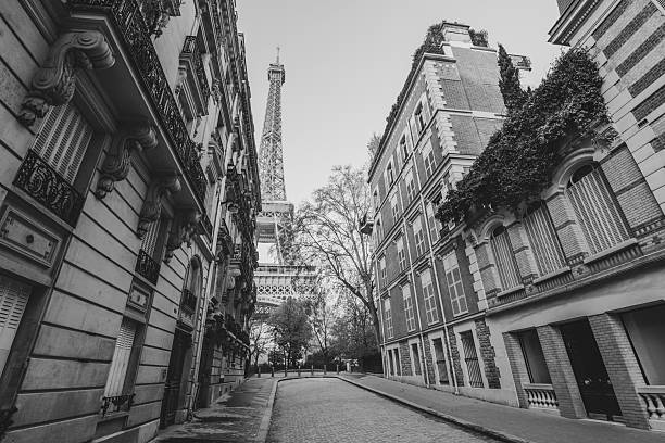 Quiet Paris Morning Near the Eiffel Tower