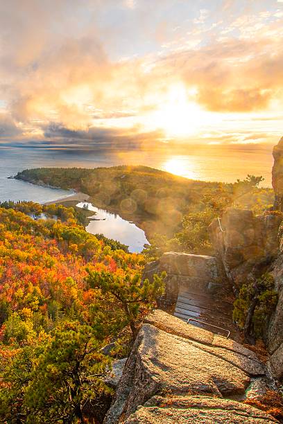 istock Beehive Trail Hike - Acadia National Park - Maine 2227938800