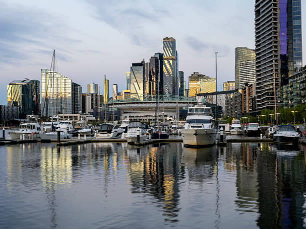 istock Docklands waterfront in Melbourne, Australia 2227942001