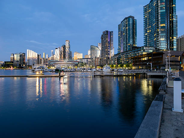 istock Docklands waterfront in Melbourne, Australia 2227942151