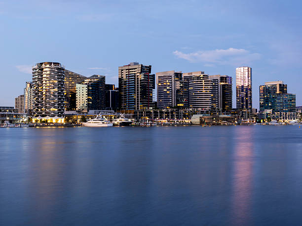 istock Docklands waterfront in Melbourne, Australia 2227943426