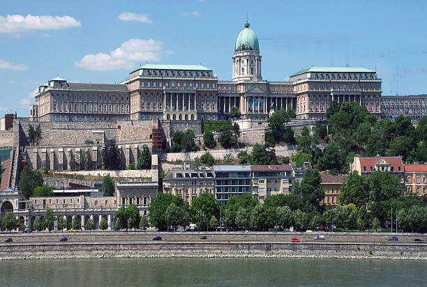 Castle Palace with the former Royal palace and the Hungarian National Gallery in Buda part of Budapest - Hungary.