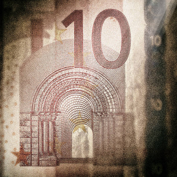 Conceptual European Union Paper Currency Euro