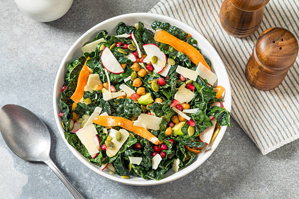 istock Healthy Homemade Fresh Kale Salad 2227964053