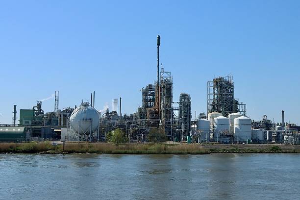 istock Refinery On The Rhine River In Germany 2227968241