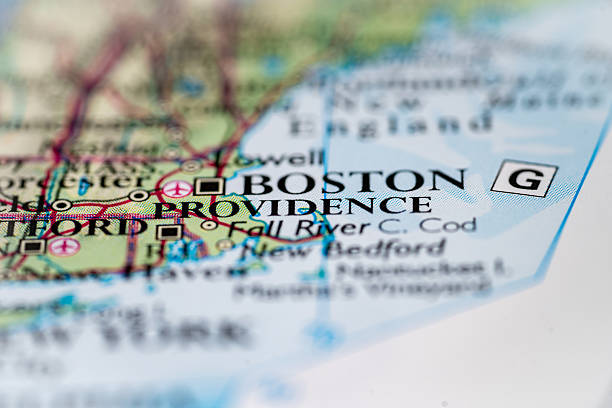 istock Providence, United States highlighted on a world map. 2227968402