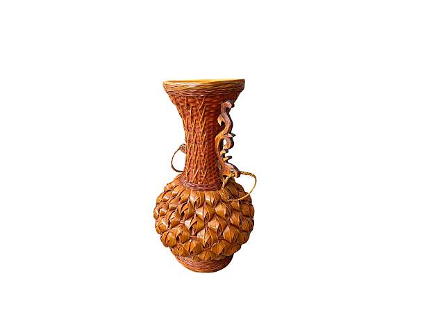 istock Beautifully decorated woven bamboo vase 2227968484