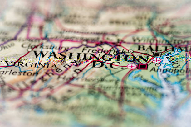 Washington, D.C., United States highlighted on a world map.