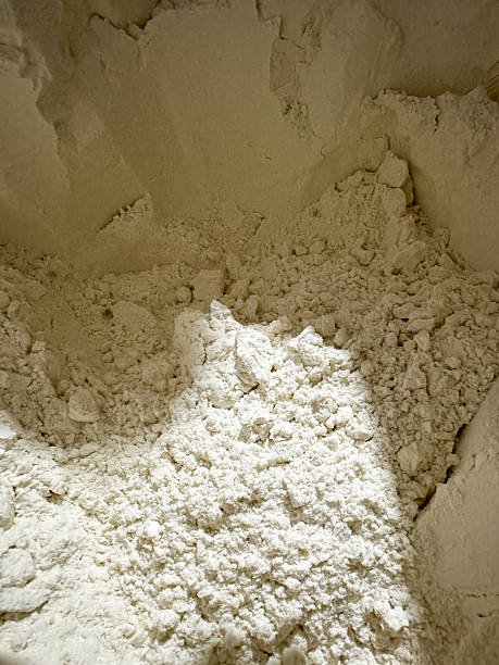 istock Fine white flour powder in closeup view 2227976522