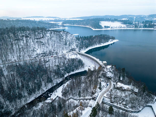 istock Sec Water Reservoir in wintertime from above 2227977989