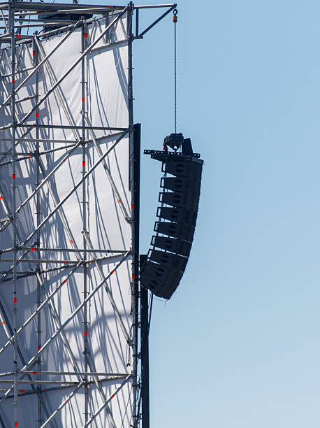 istock A large speaker is being lifted by a crane 2227982892