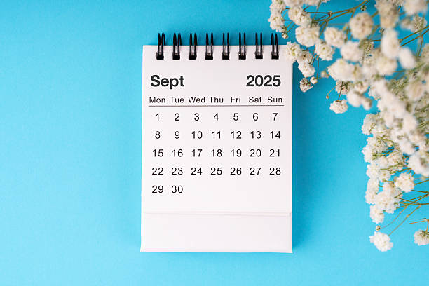 istock September 2025 Desk calendar 2227988901