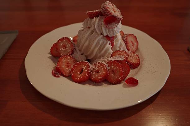 istock strawberry dessert at a cafe 2227994175