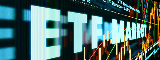 istock ETF (Exchange Traded Fund), chart, lines, prices, investment. 2227997276