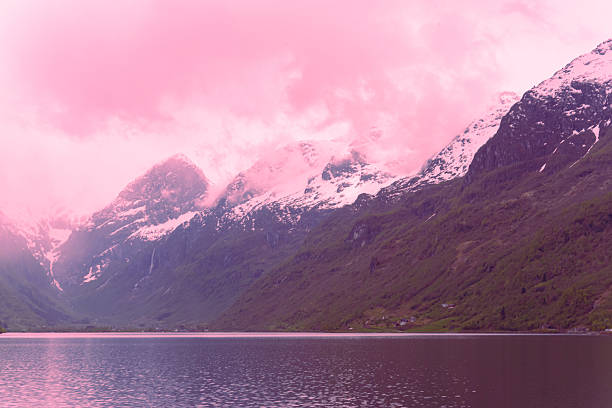 Olden - Norway - May 17 - 2023 - River and mountains