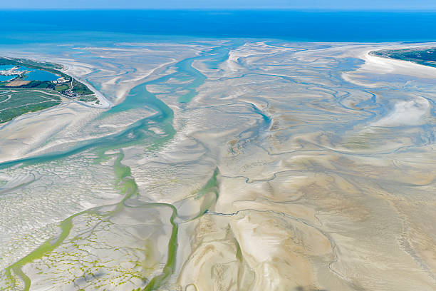 istock Bay of Somme at low Tide from above 2228001157