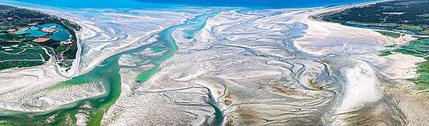 istock Bay of Somme at low Tide from above 2228001231