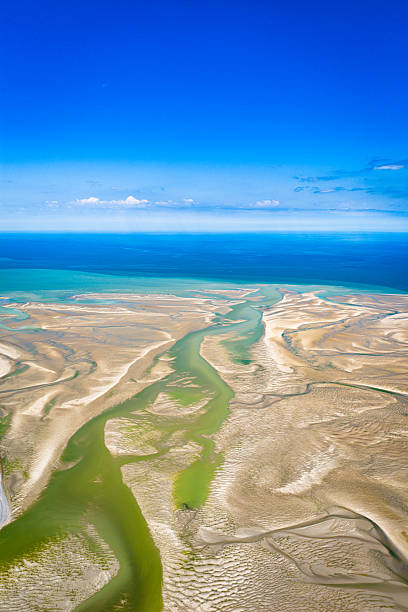 istock Bay of Somme at low Tide from above 2228001280