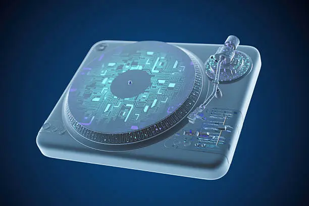 Turntable Layout Design Free music design layout Stock Photos & Pictures | FreeImages