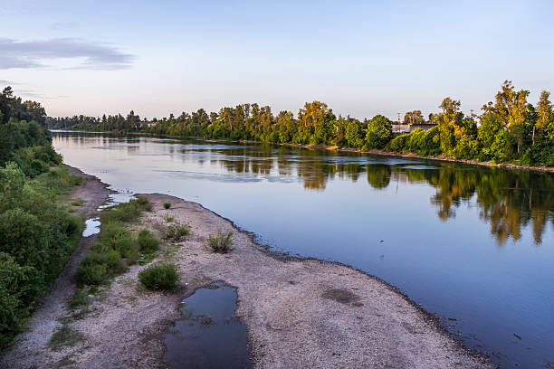 istock Willamette River in Salem, Oregon, in summer twilight 2228041411