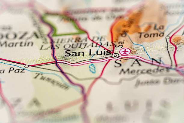 istock Sao Luis, Brazil highlighted on a world map. 2228051369