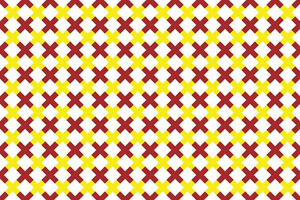 Brown color and Yellow color checkerboard pattern for background