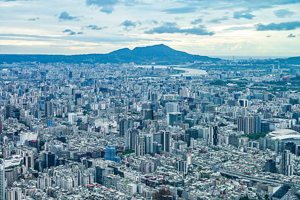 Daytime City View from Taipei 101