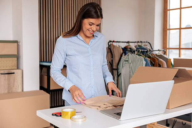 istock Female Entrepreneur Managing Orders at Home 2228060370
