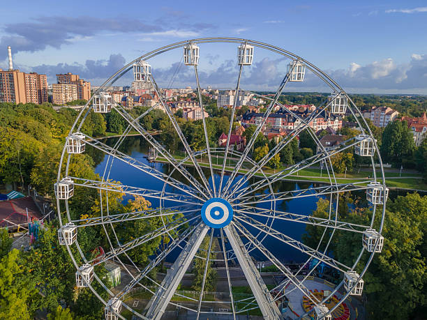 istock Scenic Ferris wheel at Kaliningrad’s Upper Pond amusement park 2228068604