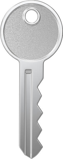 istock Model key isolated on pure white background as asset for composites 2228086743