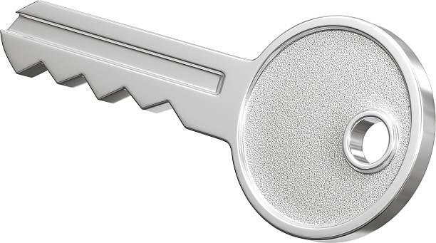 istock Model key isolated on pure white background as asset for composites 2228086759