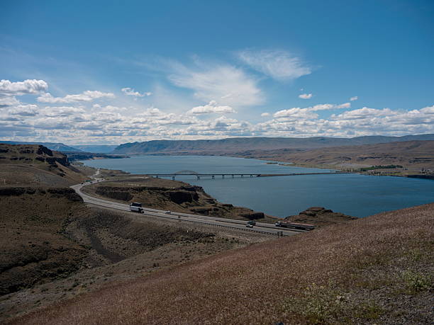 istock Lake Bridge Mountain Landscape 2228095015