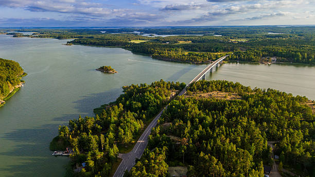 istock Kustavi Bridge Over Turquoise Waters in Summer 2228095278