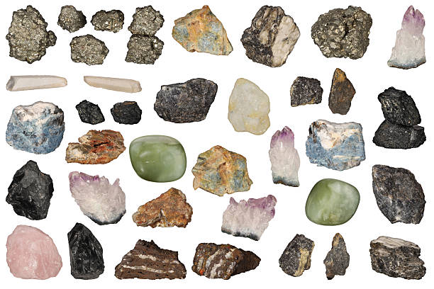 istock Assorted Mineral and Gemstone Collection, isolated background 2228112019