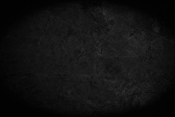 istock Close up retro plain dark black cement concrete wall background texture. Color old concrete wall design element blank. 2228116327