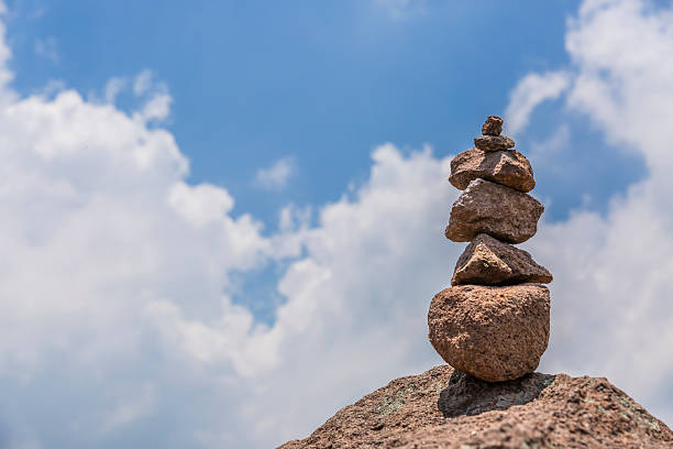 istock Apachetas or Mojones. Stacked Stones 2228121144