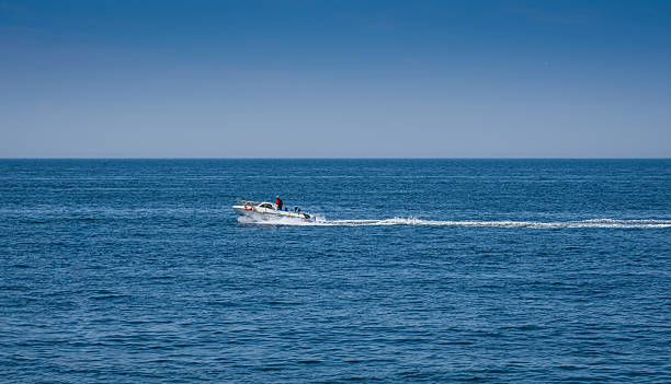 istock A luxury boat that sails at high speed on the open seas. 2228140387