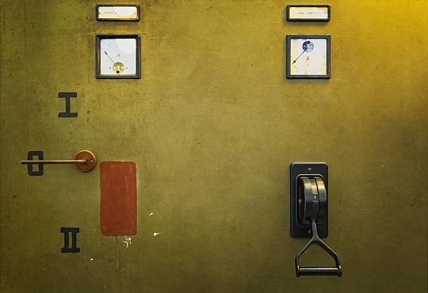 Industrial electrical control cabinets.