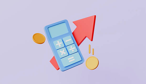 istock Calculator with buttons for counting values find mathematical results 3d illustration 2228144303