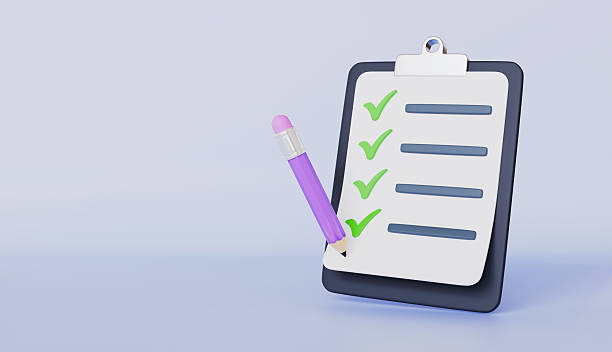 istock Clipboard communication, Management service page, Business Paper 2228144312