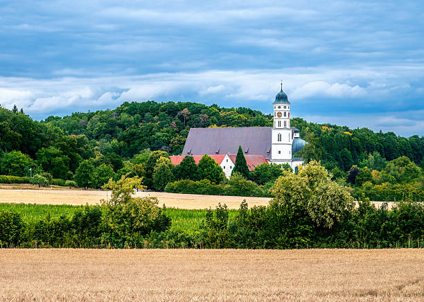 Historic Maihingen monastery in Bavaria