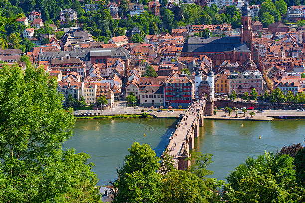 istock Old Bridge Over Neckar River in Heidelberg Germany on a Sunny Day 2228164385