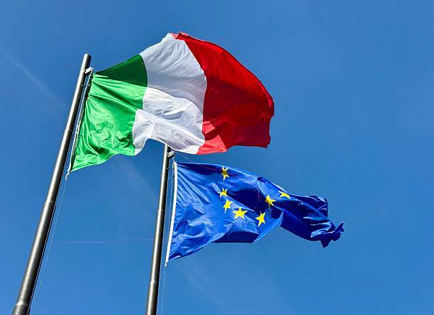 istock Italy and European Union flag 2228165330